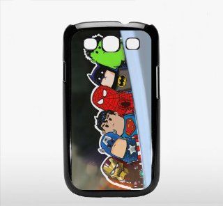 Iron Man Superman spider man Batman Crooked neck   Samsung Galaxy S3 I9300 Case hard Cover   black: Cell Phones & Accessories