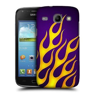 Head Case Designs Hot Rod Flame Decals Hard Back Case Cover for Samsung Galaxy Core I8260 I8262: Cell Phones & Accessories
