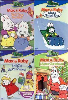 Max and Ruby   Max's Christmas/Play Time for Max/Ruby's Snow Queen/Max's Rocket Run (4 Pack): Movies & TV
