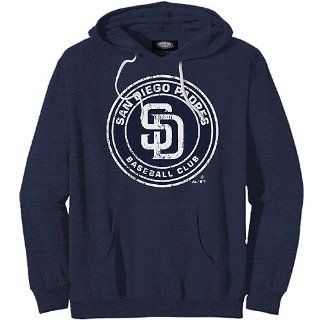 San Diego Padres Triblend Hooded Sweatshirt by Majestic Threads : Sports Fan Sweatshirts : Sports & Outdoors