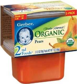 Gerber 2nd Foods Baby Foods Organic Carrots 3.5 Oz   8 Pack : Fruit Juices : Grocery & Gourmet Food