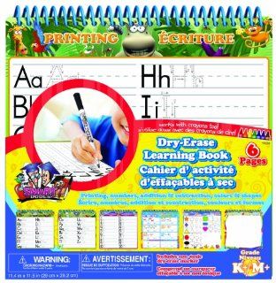 Board Dudes Wire Bound Dry Erase Activity Book   Letters, Numbers, Shapes & Games (11050VA 4): Office Products