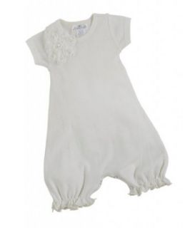 Truffles Ruffles Baby Girl's Madelyn Short Sleeve Baby Romper: Clothing