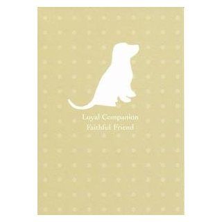 Pet Sympathy Greeting Card   Dog Silhouette: Health & Personal Care