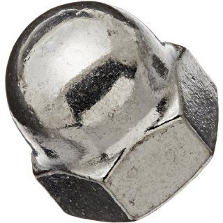 18 8 Stainless Steel Acorn Nut, Plain Finish, Right Hand Threads, Self Locking, Class 2B #10 24 Threads, 3/4" Width Across Flats (Pack of 20): Industrial & Scientific