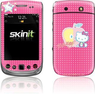 Hello Kitty Polka Dots & Apple   BlackBerry Torch 9800   Skinit Skin: Cell Phones & Accessories