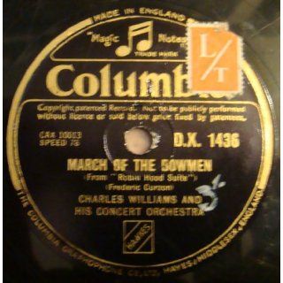 Columbia Vintage 78 RPM Record, Skyscraper Fantasy; March of the Bowmen (From "Robin Hood Suite") Charles Williams and his Concert Orchestra Music
