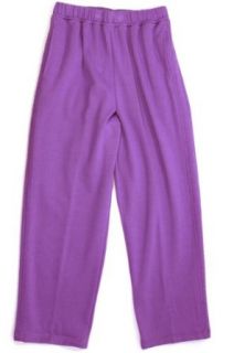 Alfred Dunner Dreamscapes Elastic Waist Sweatpants Amethyst 18 M: Clothing