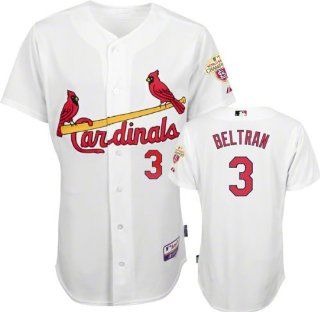 St. Louis Cardinals Authentic Carlos Beltran Home Cool Base Jersey w/2011 World Series Champions Patch : Sports Fan Jerseys : Sports & Outdoors