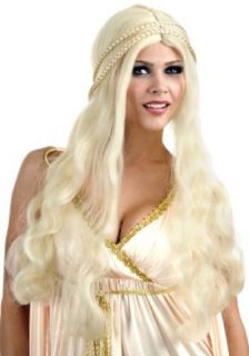 Blonde Flower Child Hippie Wig: Costume Wigs: Clothing