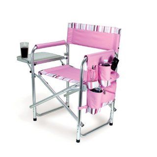 Picnic Time Portable Folding Sports Chair, Pink : Folding Patio Chairs : Sports & Outdoors