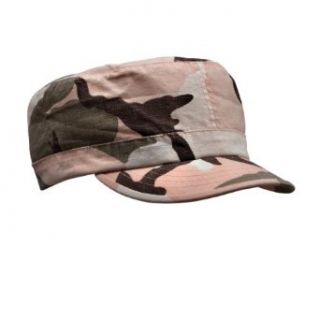 1156 WOMENS VINTAGE SUBDUED PINK CAMO R/S ADJ. CAP: Clothing