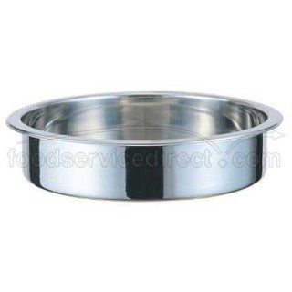 Buffet Enhancements 1BT11201 Large Stainless Steel Round Chafing Dish Insert: Kitchen & Dining