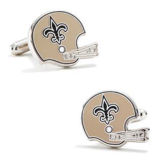 NFL Retro New Orleans Saints Helmet Cufflinks: Cuff Links: Jewelry