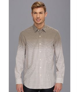 Tommy Bahama Island Modern Fit Greenwich Grid L/S Shirt Mens Long Sleeve Button Up (White)