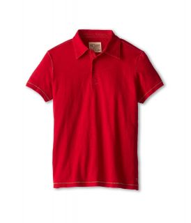 Joes Jeans Kids S/S Polo Shirt Boys Short Sleeve Pullover (Red)