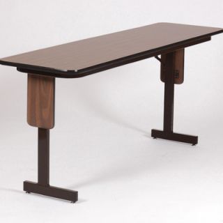 Correll, Inc. 60 Rectangular Folding Table SP1860PX Finish: Walnut