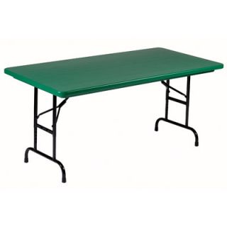 Correll, Inc. 48 Rectangular Folding Table RA2448 Color: Green