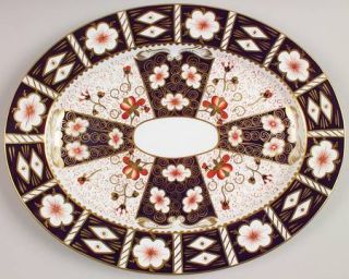 Royal Crown Derby Traditional Imari 15 Oval Serving Platter, Fine China Dinnerw