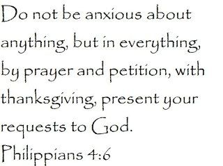 Do not be anxious about anything, but in everything, by prayer and petition, with thanksgiving, present your requests to God. Philippians 4:6   Wall and home scripture, lettering, quotes, images, stickers, decals, art, and more!   Wall Decor Stickers  