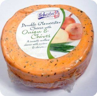 Cotswold Cheese (Whole Wheel) Approximately 7 Lbs : Packaged Cheddar Cheeses : Grocery & Gourmet Food