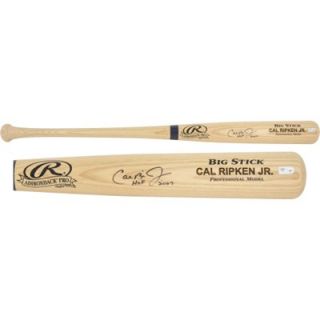 Rawlings Cal Ripken Jr. Baltimore Orioles Autographed Adirondack Pro Big Stick Bat with HOF 07 Inscription