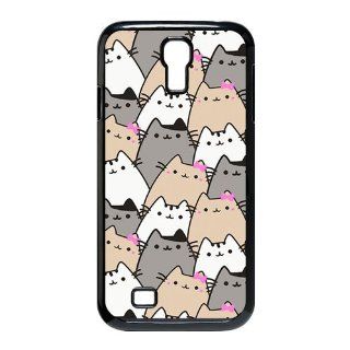 Custom Because Cats Cover Case for Samsung Galaxy S4 I9500 S4 305 Cell Phones & Accessories