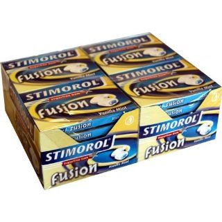 Stimorol Fusion 'Vanilla Mint' Kaugummi 24 x 9 Stck. (Zuckerfrei) : Grocery & Gourmet Food