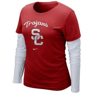 Nike USC Trojans Womens Cross Campus T Shirt