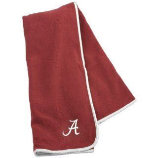 Alabama Crimson Tide Crimson Fleece Receiving Blanket : Athletic Sweaters : Sports & Outdoors