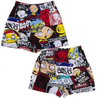 Stewie Comic Boxer Shorts for Men L: Clothing