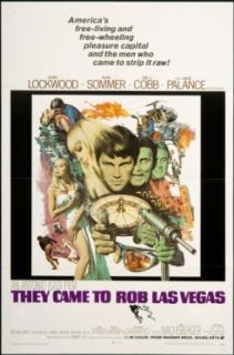 They Came to Rob Las Vegas 1968 ORIGINAL MOVIE POSTER Crime Drama   Dimensions: 27" x 41": Elke Sommer, Gary Lockwood, Lee J. Cobb: Entertainment Collectibles