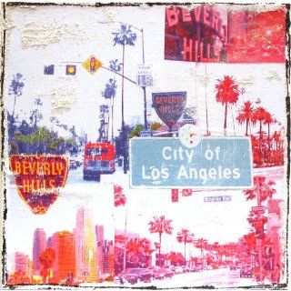 Art: LA Collage, City of Los Angeles : Mixed Media : Marion Duschletta