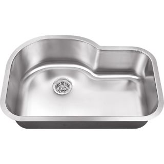 Superior Sinks 18 Gauge Single Basin Undermount Stainless Steel Kitchen Sink