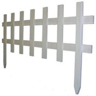 Greenes 18 in H x 36 in L Picket Fence Border Fence