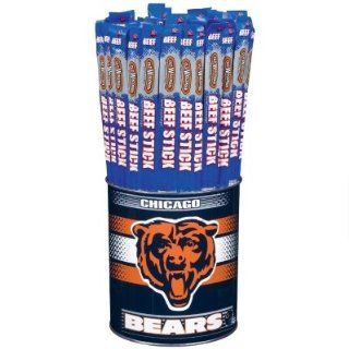 Old Wisconsin Beef Sticks NFL Sport Tin   Chicago Bears : Grocery & Gourmet Food