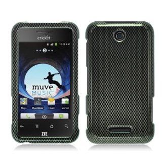 Aimo ZTEX500PCIM006 Durable Hard Snap On Case for ZTE Score M X500   1 Pack   Retail Packaging   Carbon Fiber: Cell Phones & Accessories