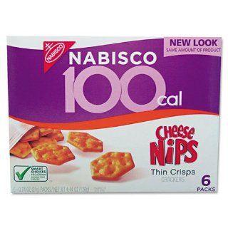 Nabisco Products   Nabisco   100 Calorie Cheese Nips Crackers, 6/Box   Sold As 1 Box   Contains zero trans fat.   Cheddar flavor.   : Office Filing Supplie : Office Products