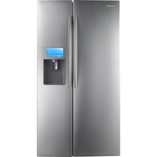 Samsung 30 cu ft Side by Side Refrigerator with Single Ice Maker (Stainless Steel) ENERGY STAR