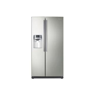 Samsung 25.5 cu ft Side by Side Refrigerator with Single Ice Maker (Platinum) ENERGY STAR