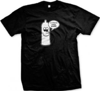 Accidents Cause People T shirt, Funny Condom T shirt: Novelty T Shirts: Clothing