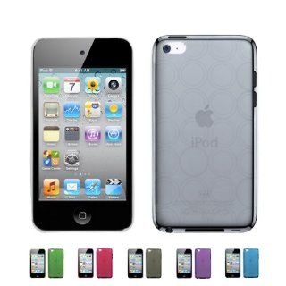 CLEAR Apple iPod Touch 4 with Cameras iPod Touch 4G, iPod Touch 4th Generation BUBBLE TPU Transparenet Silicone Gel Case Skin Cover + Free Screen Protector: Electronics