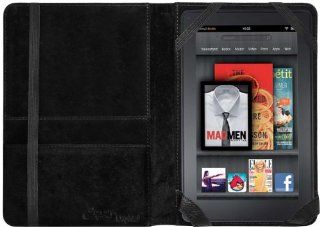 CrazyOnDigital Slim Black Leather Case with Screen Protector For  Kindle FIRE[Doesn't fit Kindle Fire HD]: Kindle Store