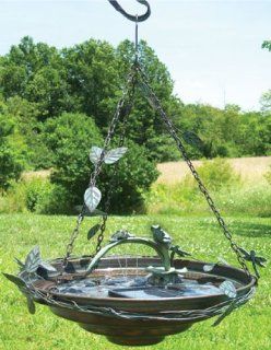 Solar Unit 2 Frogs (Contains Solar Plate Insert, Solar Bird Bath Water Feature, And Solar Panel And   Outdoor Figurine Lights