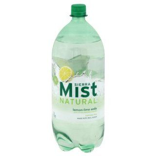 Sierra Mist Natural Soda, Lemon lime, 2 Liter with Other Natural Flavors. Caffeine Free. Made with Real Sugar. Contains No Juice. Very Low Sodium, ( Pack of 4 ) : Soda Soft Drinks : Grocery & Gourmet Food