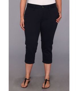 Jag Jeans Plus Size Plus Size Cora Crop Womens Capri (Navy)