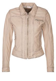 Jofama   WILMA   Leather jacket   beige