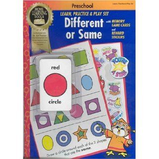 Home Learning Tools, Different or Same (Preschool Learn, Practice and Play Set) Dr. Ed Tronick 9781403707772 Books