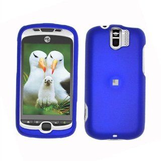 Hard Plastic Snap on Cover Fits HTC Mytouch 3G Slide Blue Rubberized T Mobile (does NOT fit HTC myTouch 3G or HTC Mytouch 4G or HTC Mytouch 4G Slide): Cell Phones & Accessories