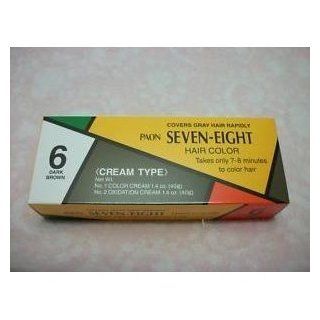 24 PAON SEVEN EIGHT CREAMY TYPE DYE HAIR COLOR DARK BROWN # 6: Everything Else